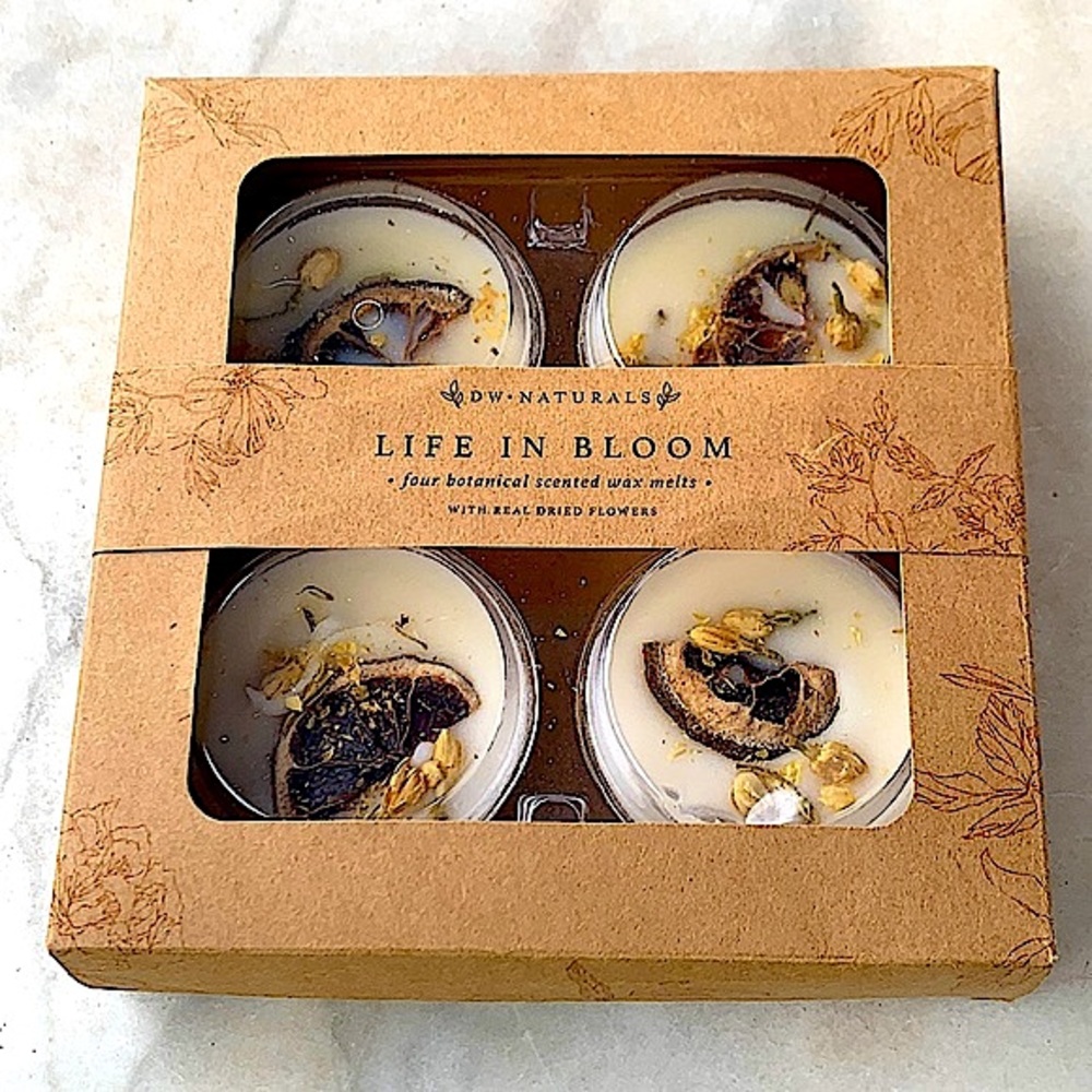 DW HOME CANDLES NATURALS JASMINE ZEST SET OF 4  WAX MELTS NIB 1.6 OZ EACH